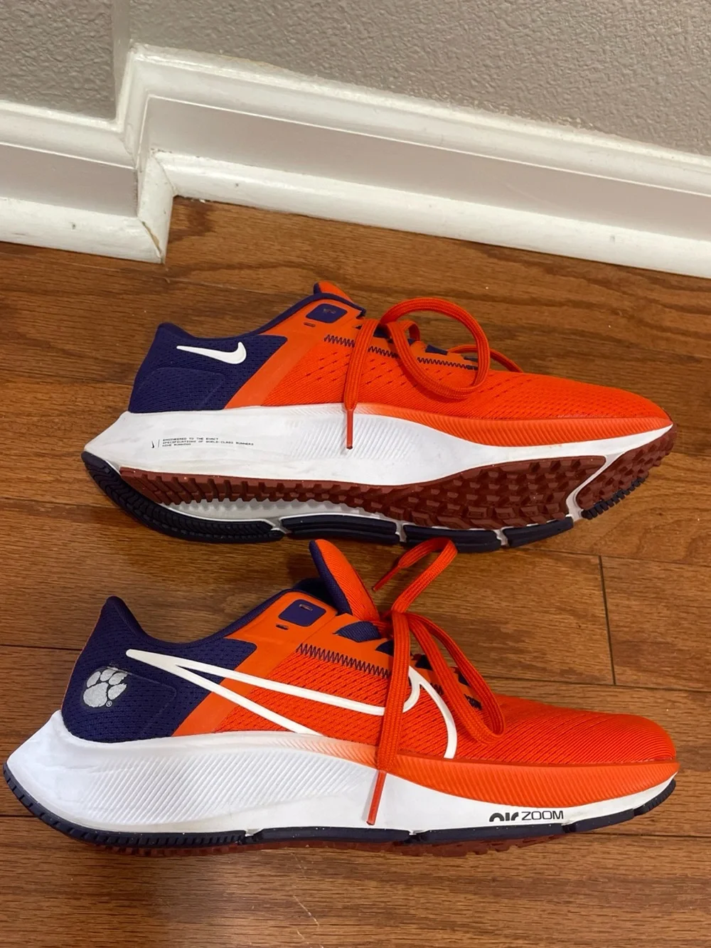 Nike Men’s Air Zoom Pegasus Clemson Size 8